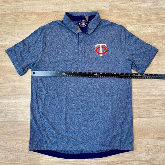 Minnesota Twins Polo Men’s Large Grayish Blue MLB Baseball Short Sleeve Shirt - Picture 5 of 10
